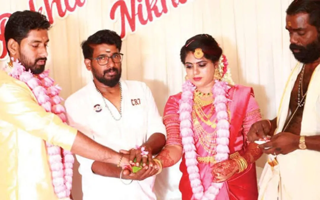 Rekha on her wedding day | Photo: Mathrubhumi