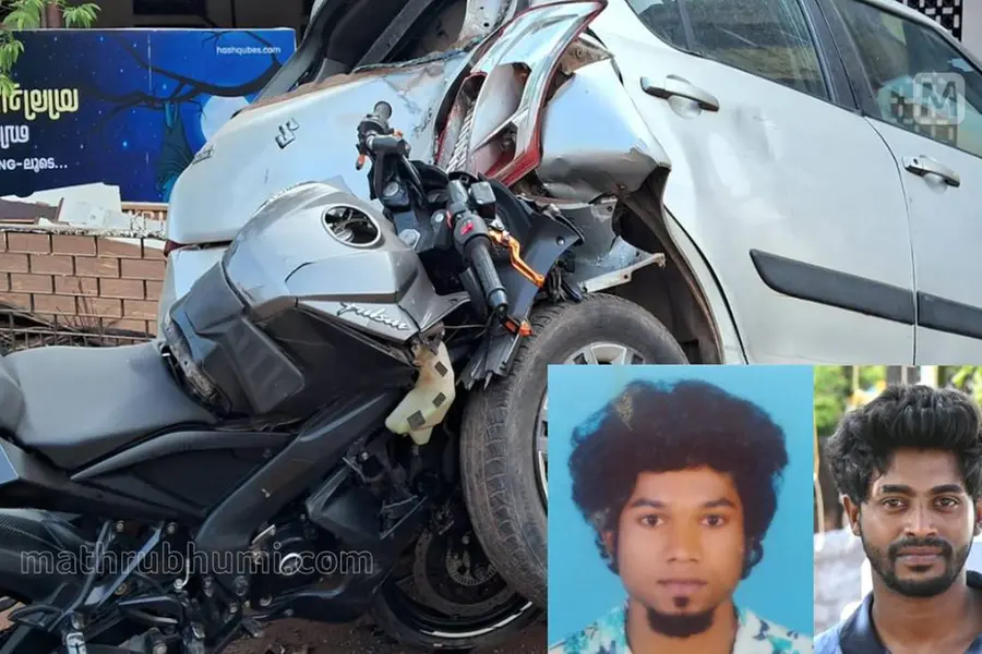 Two youths killed as bike rams into parked car in Taliparamba