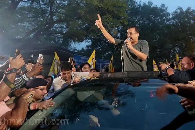 'ഗൂഢാലോചനകൾക്കെതിരായ പോരാട്ടത്തിൽ വീണ്ടും സത്യം ജയിച്ചു'; കെജ്രിവാളിന്റെ ജാമ്യം ആഘോഷമാക്കി എഎപി