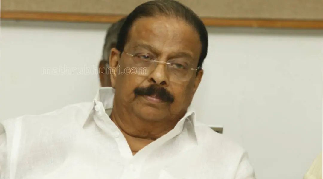 K Sudhakaran | Photo: Mathrubhumi / P Krishna Pradeep