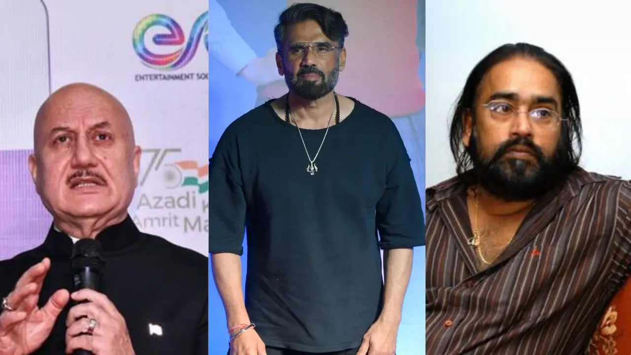 Anupam Kher, Suniel Shetty mourn demise of filmmaker Sangeeth Sivan | Photo: Mathrubhumi