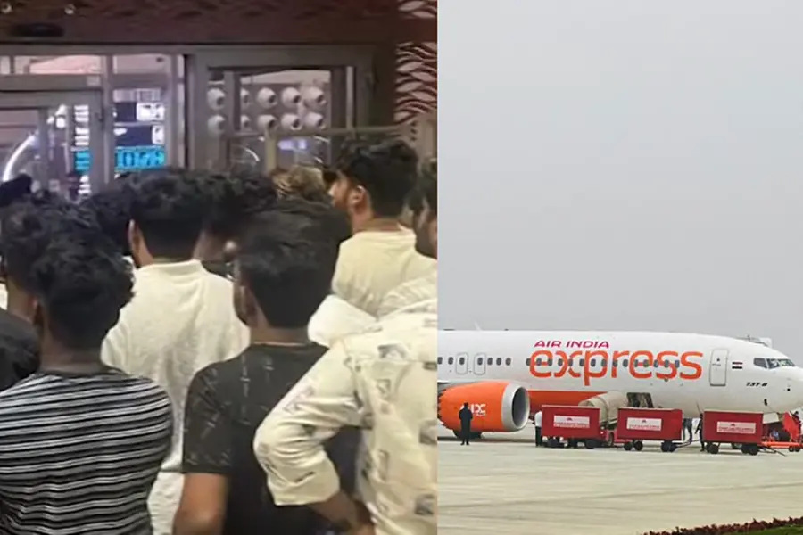 Air India Express cancels flight services at Kannur Airport, flyers stage protest