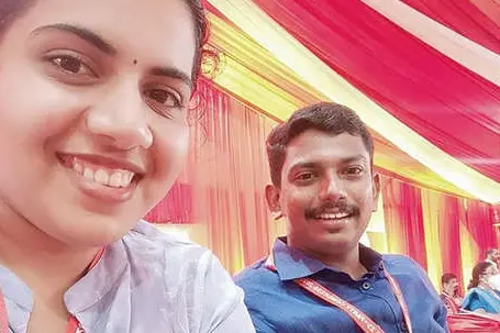 Newly engaged Arya Rajendran-Sachin Dev cynosure of all eyes at CPM party congress