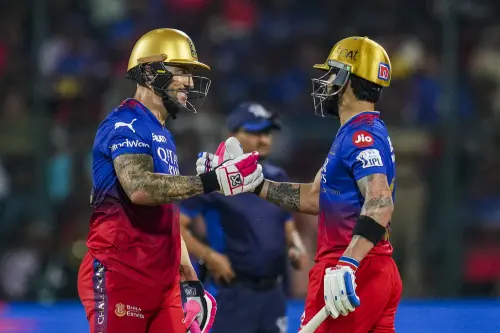Skipper Du Plessis fifty, bowlers carry RCB to four-wicket win over GT