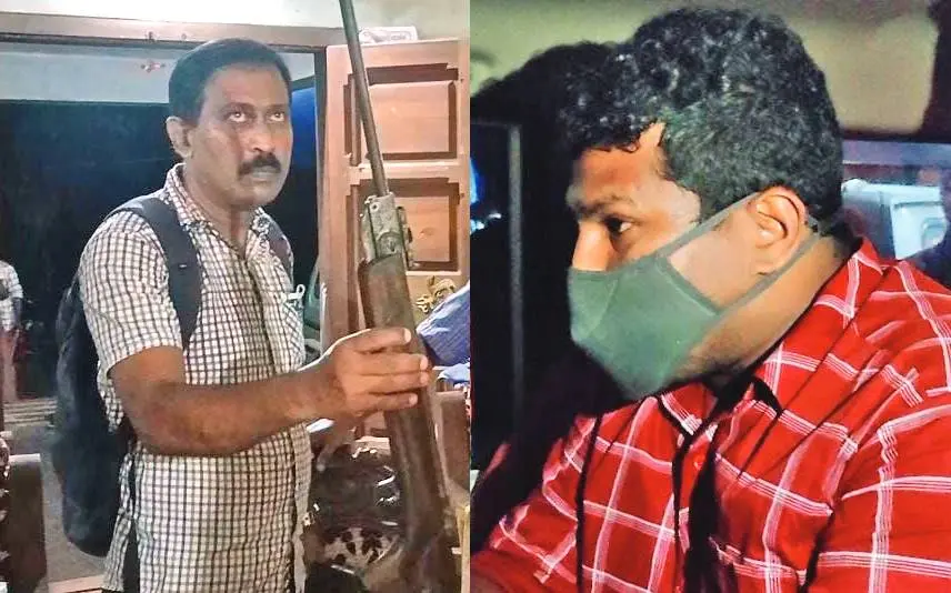 Rifle seized from suspect's house, Dileep