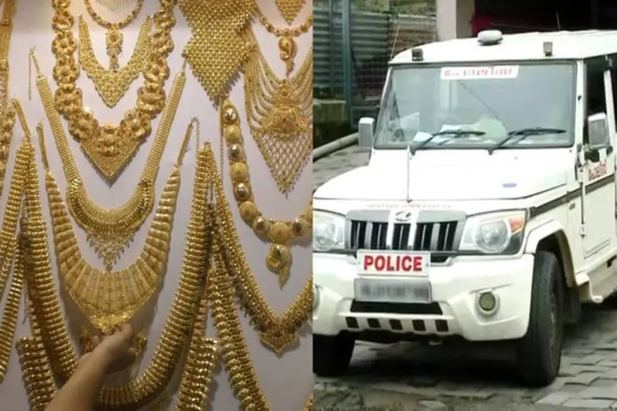Daylight theft: Helmet-clad person snatches necklace from Palakkad jewellery store