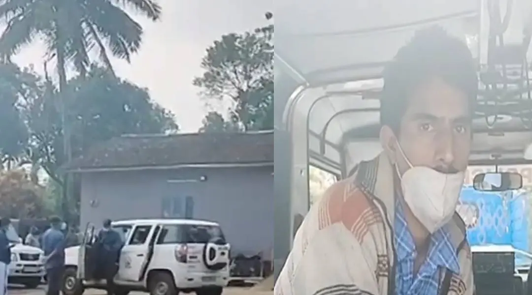 Crime spot, accused Salivan Jakiri | Photo: Mathrubhumi News