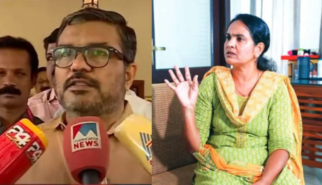 MB Rajesh, Sheela Sunny | Photo: Mathrubhumi