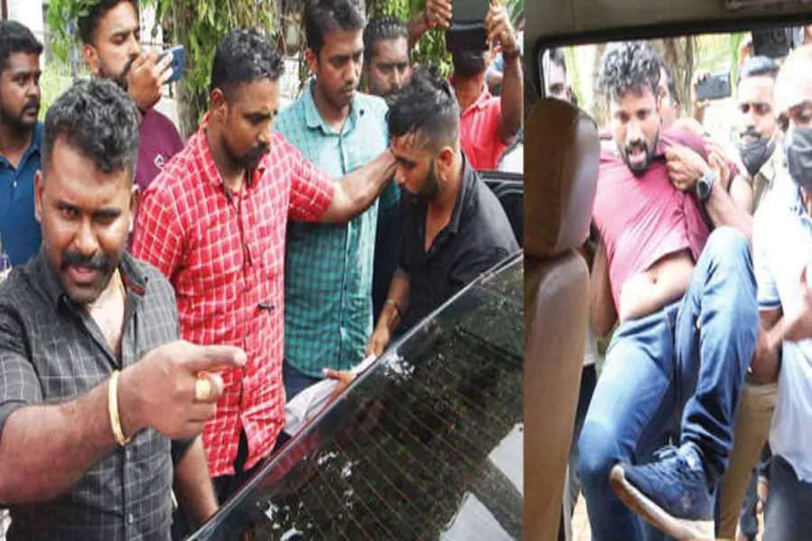 പോലീസുമായി തര്‍ക്കിച്ച് മരട് അനീഷ്; കാറില്‍നിന്ന് കിട്ടിയത് എം.ഡി.എം.എ.യും രണ്ട് മലേഷ്യന്‍ കത്തികളും