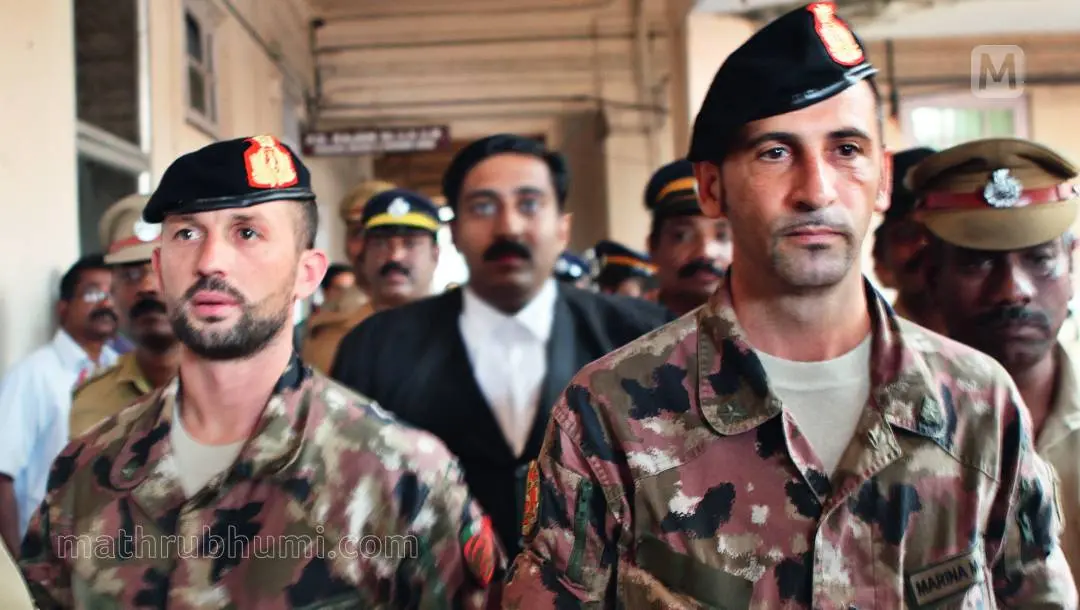 The Italian marines who were booked in the case  | Photo: Mathrubhumi