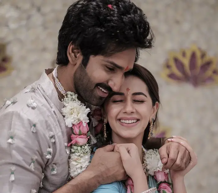 Aadhi and Nikki Galrani. Photo: Instagram/nikkigalrani