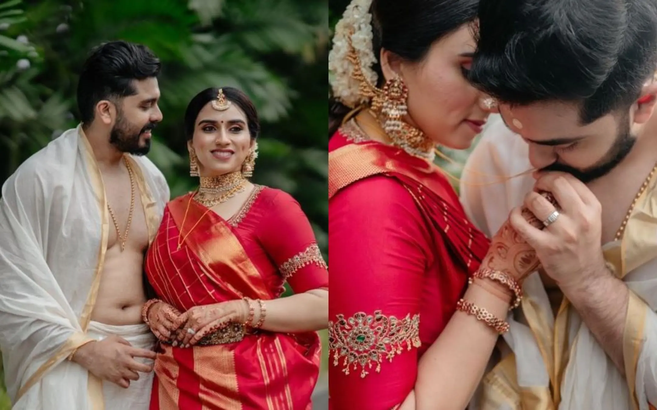 Wedding photos of Malavika and Navaneeth | Photo: instagram.com/_whiteline_photography_/