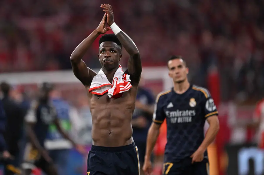 CL semifinal: Vinícius Júnior leads Real Madrid to 2-2 draw at Bayern Munich