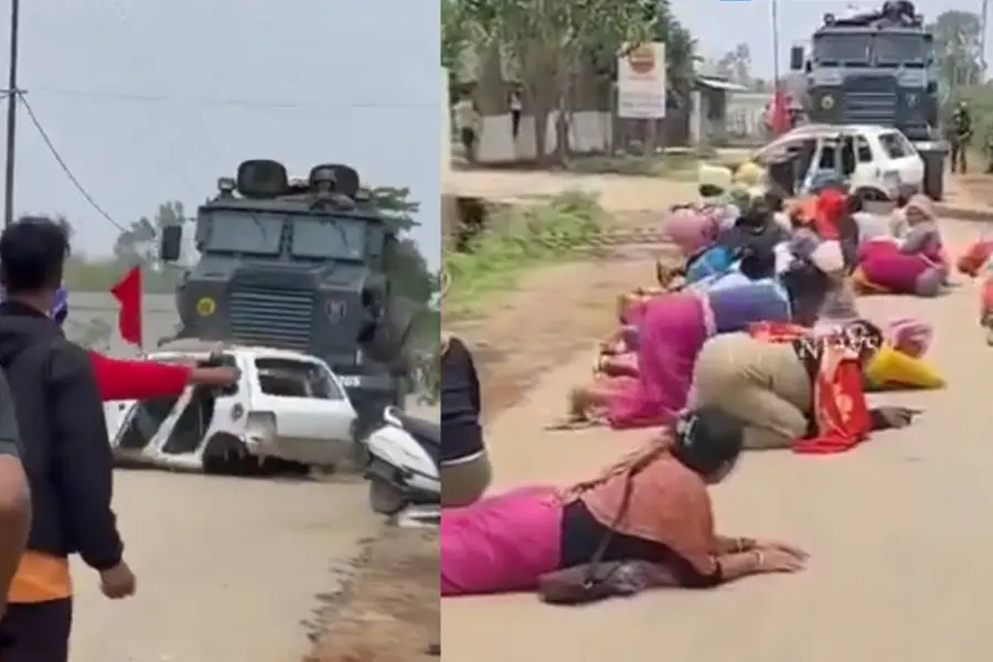 Manipur: Army stopped by women-led protestors from taking away seized arms, ammunition