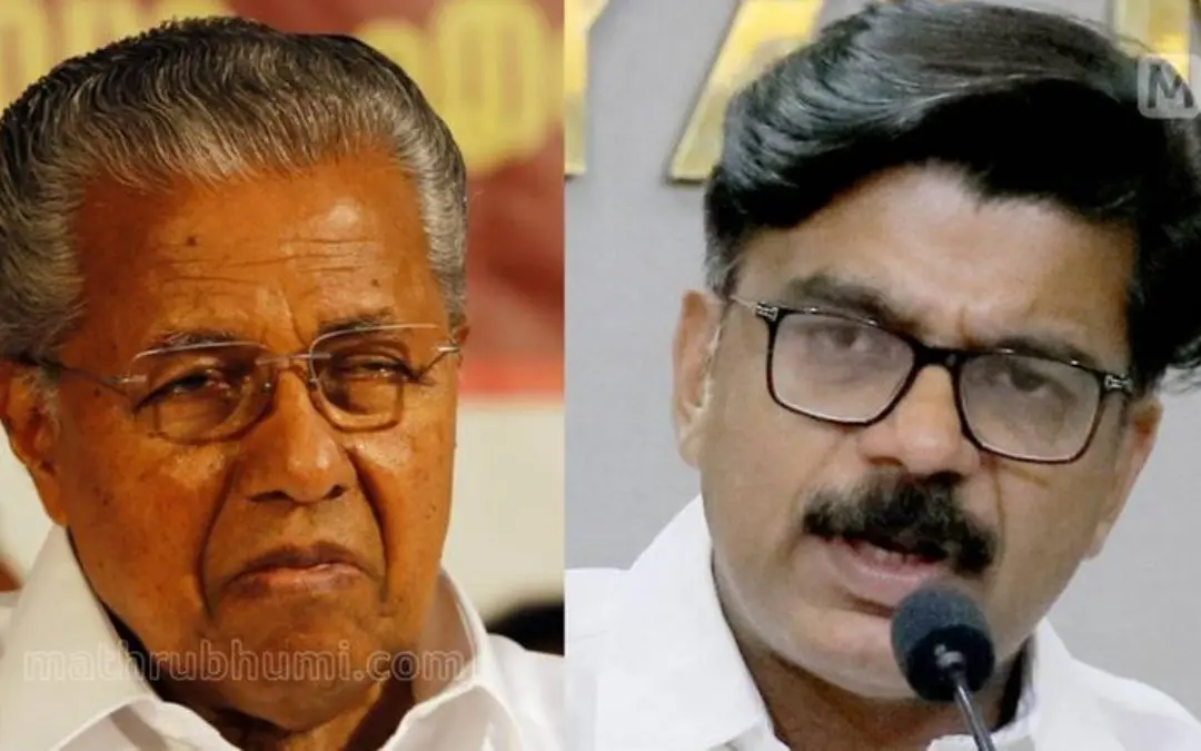 Pinarayi Vijayan, Mathew Kuzhalnadan | Photo: Mathrubhumi