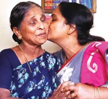 Leelamma with her daughter | Photo: MBI