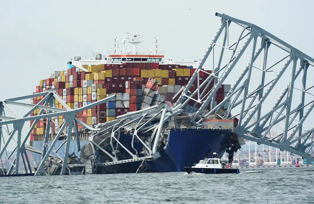 Baltimore bridge ship accident | Photo: AP