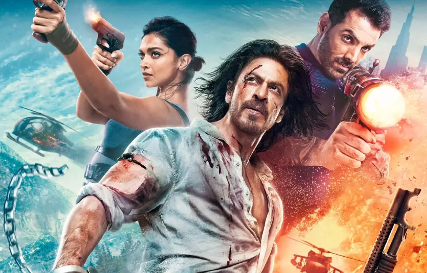 'Pathaan' movie poster | Photo: facebook/shahrukh khan