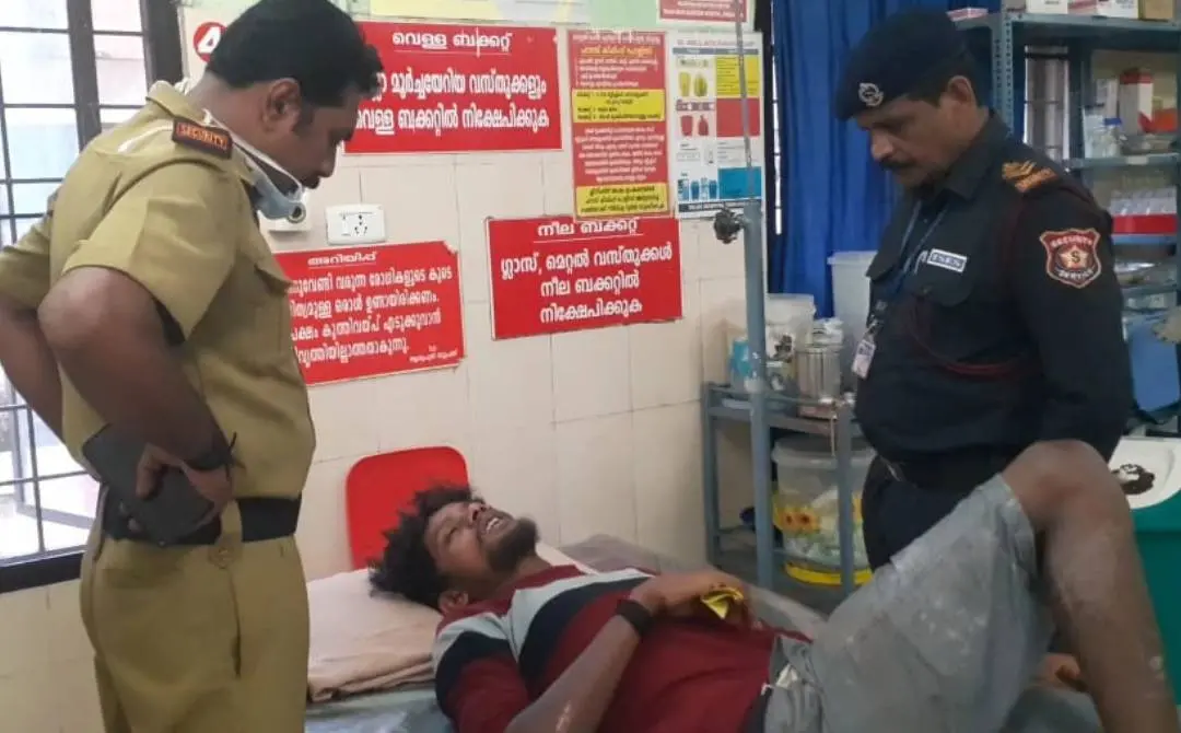 Injured Sharath at hospital | Photo: digital first