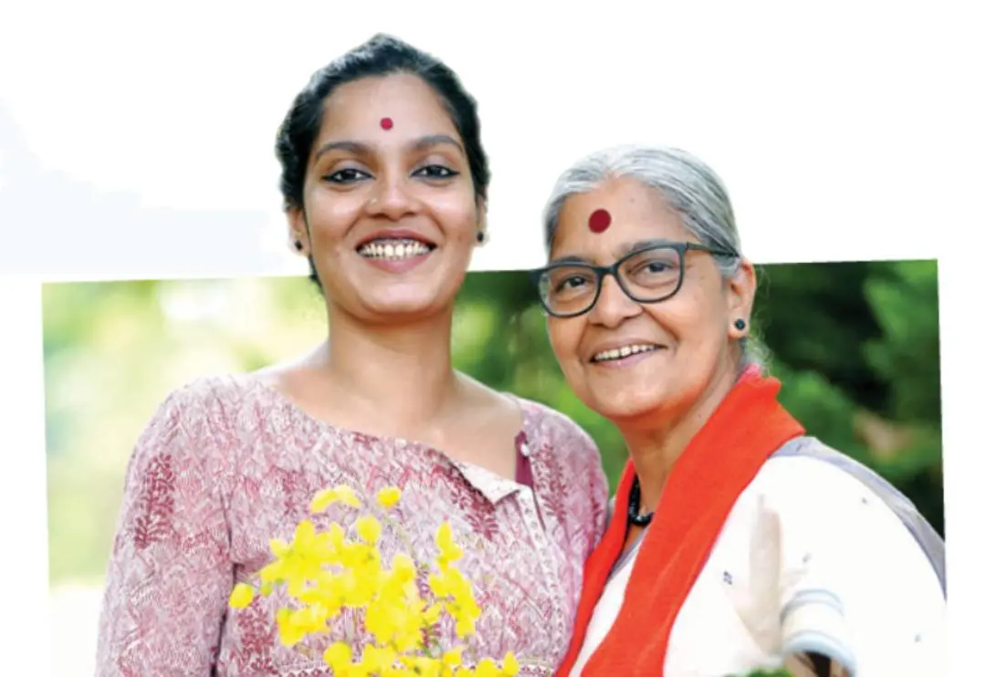 Annie Raja with Aparajitha