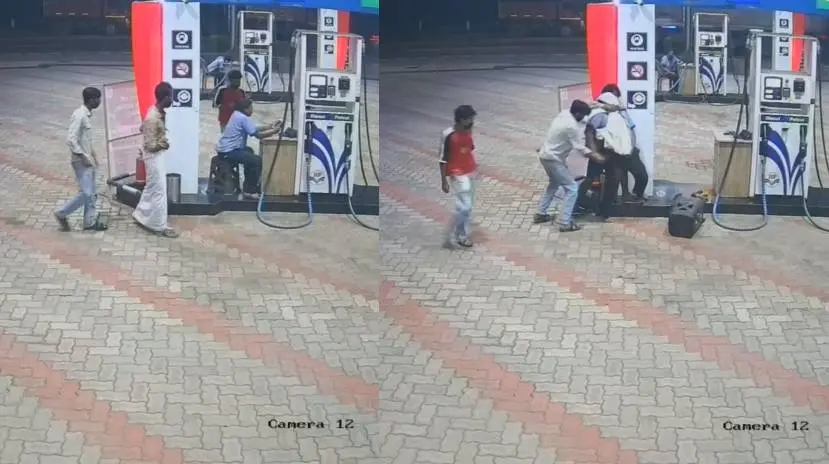 Scenes of the theft