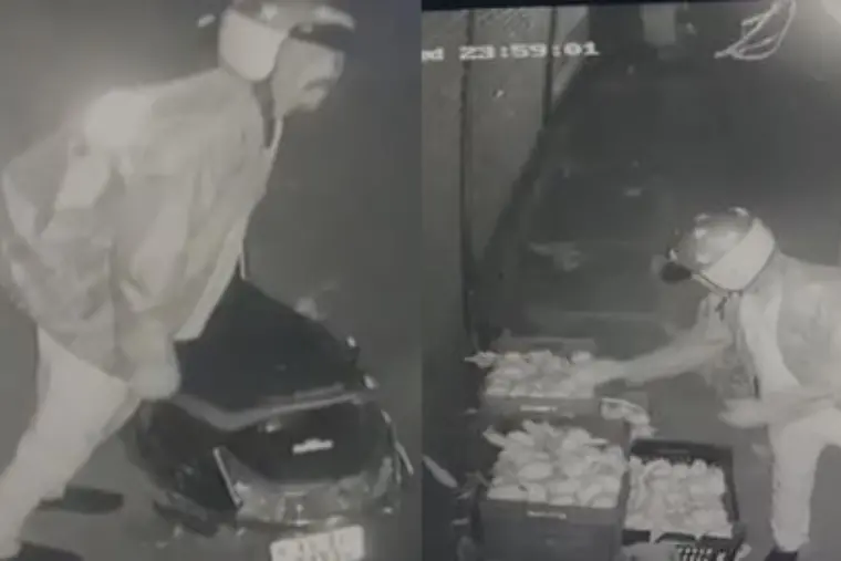 Watch: Policeman steals 10kg of mangoes from Kottayam store at midnight