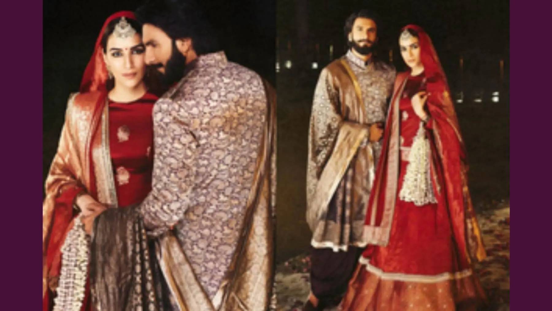 Kriti and Ranveer. l Photo: IANS