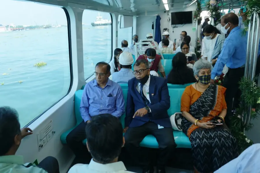 Water Metro's first boat named ‘Muziris’ handed over to KMRL