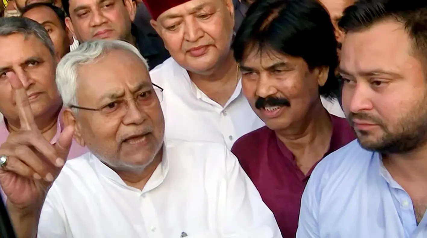 JD(U) leader Nitish Kumar - RJD's Tejashwi Yadav / Photo: ANI Photo