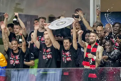Bayer Leverkusen wins first Bundesliga title putting an end to Bayern's 11-year reign