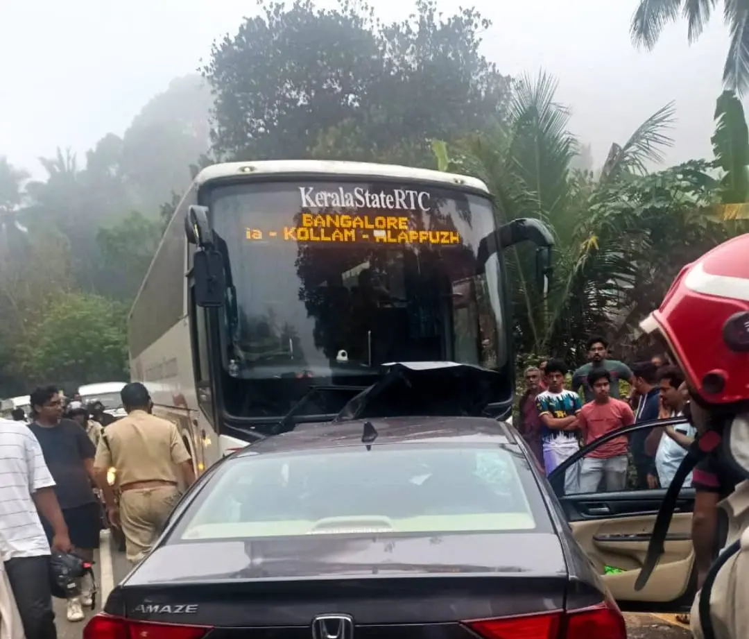The accident spot. | Photo courtesy:Princewayanad/facebook