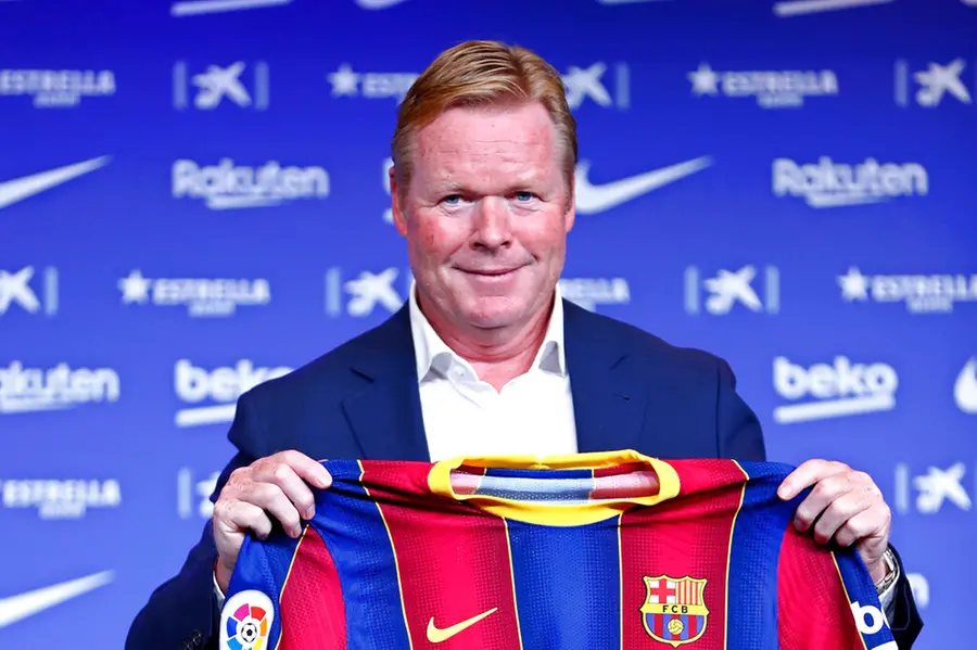 Barcelona hires Ronald Koeman, renews its links with Dutch soccer