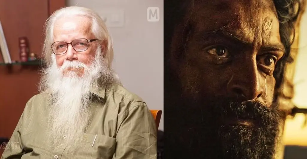 Nambi Narayanan, Prithviraj in Aadujeevitham | Photo: Mathrubhumi/facebook/prithviraj