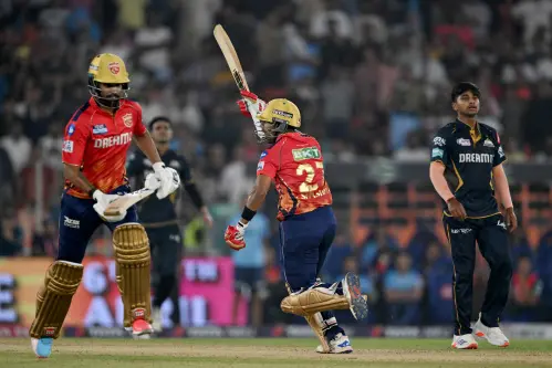 Shashank Singh's fiery knock earns Punjab thrilling win over Gujarat in IPL clash