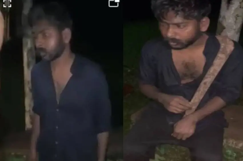 Balussery DYFI leader made to hold machete and pose; More visuals surface; arrest of 5 recorded