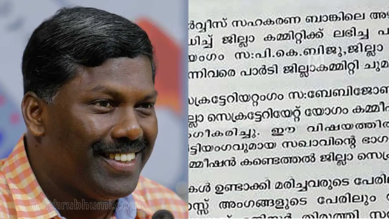 From (R) Letter posted by Anil Akkara, PK Biju. | Mathrubhumi archives