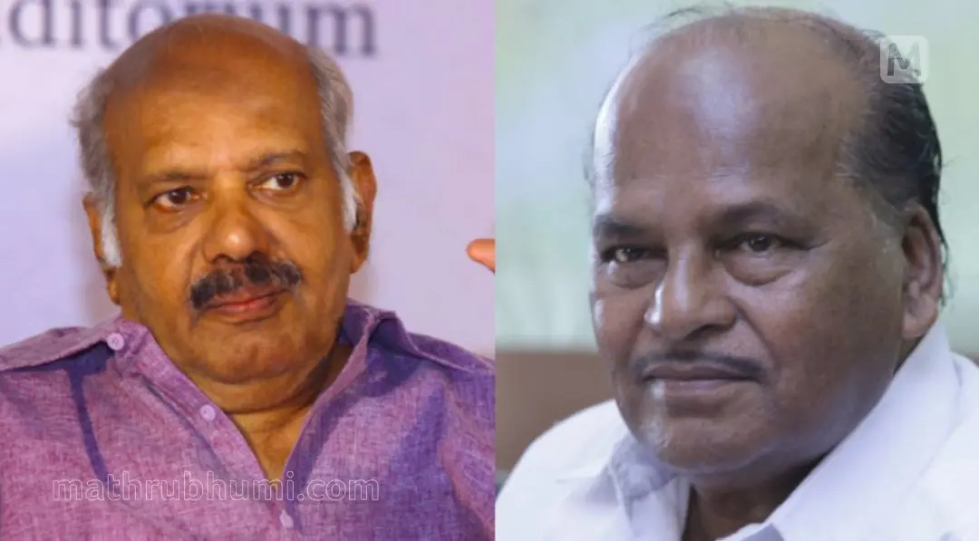 Writers Sethu and Perumbadavam Sreedharan| Photo: Mathrubhumi Archives