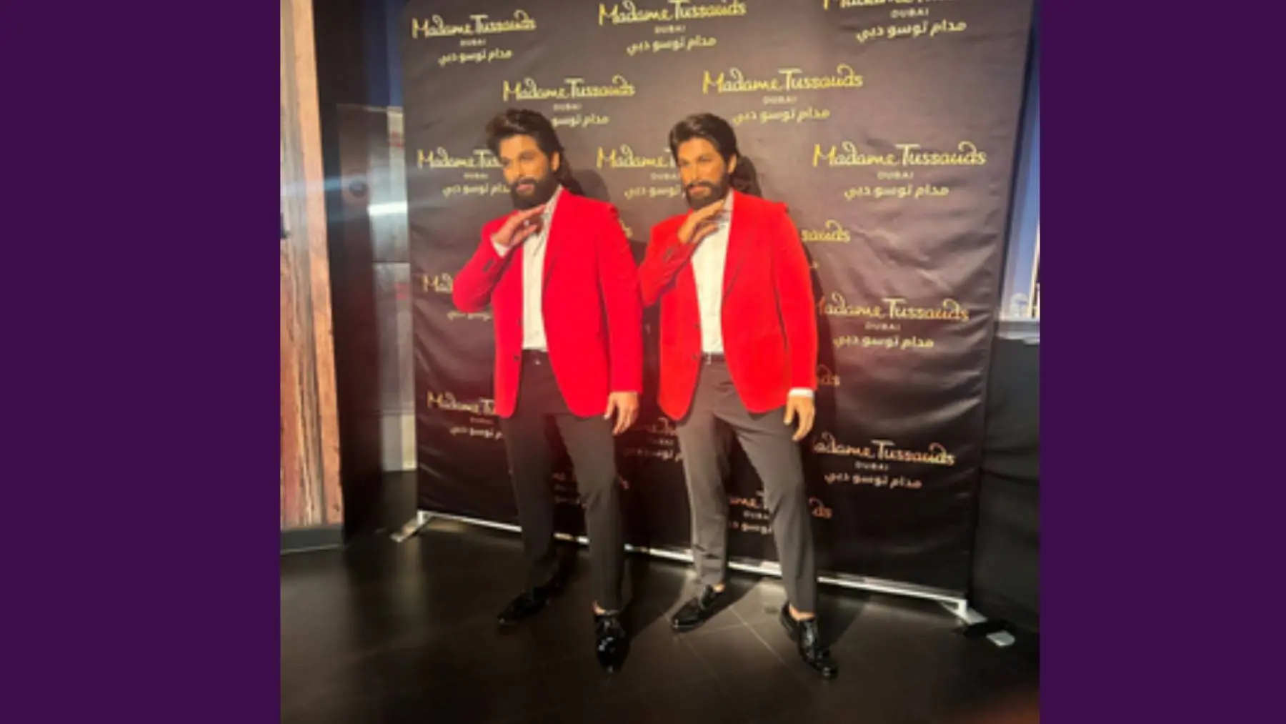 All Arjun's wax statue was unveiled at the Madame Tussauds Museum in Dubai. Photo: IANS