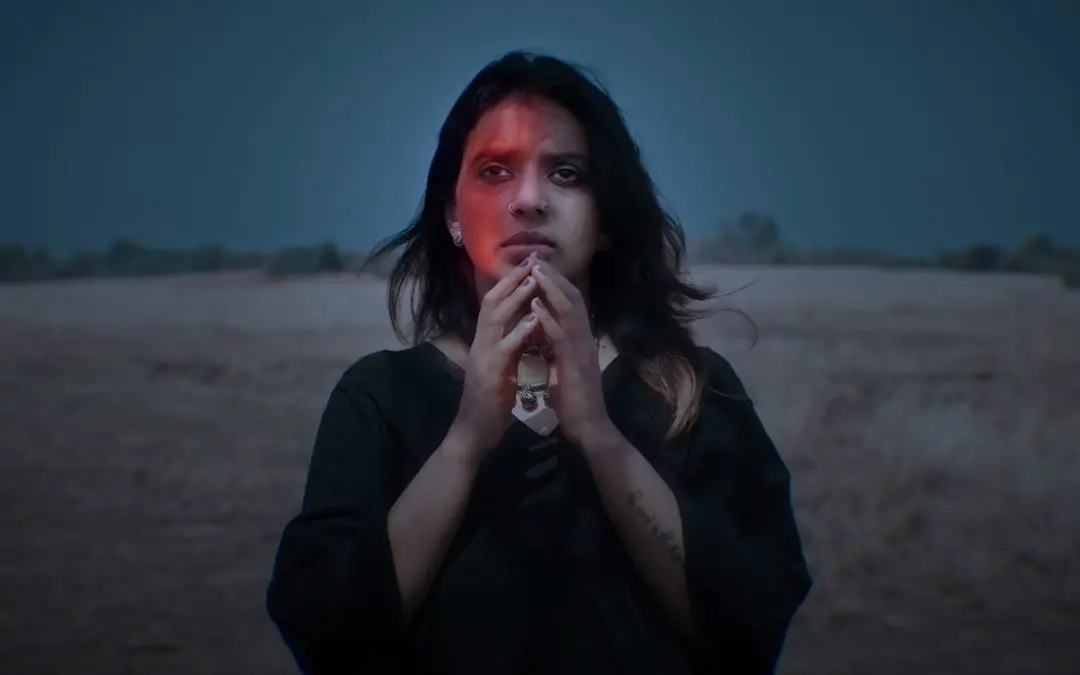 Sithara in a shot from 'Bhagavathi'