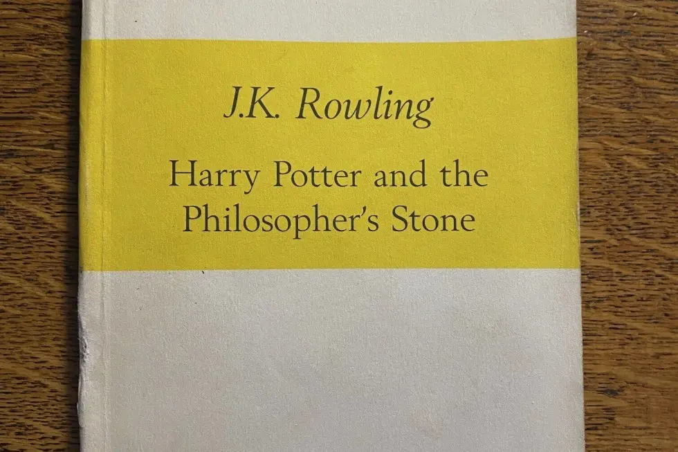 Proof copy of Harry Potter and the Philosopher's Stone l Photo: AP