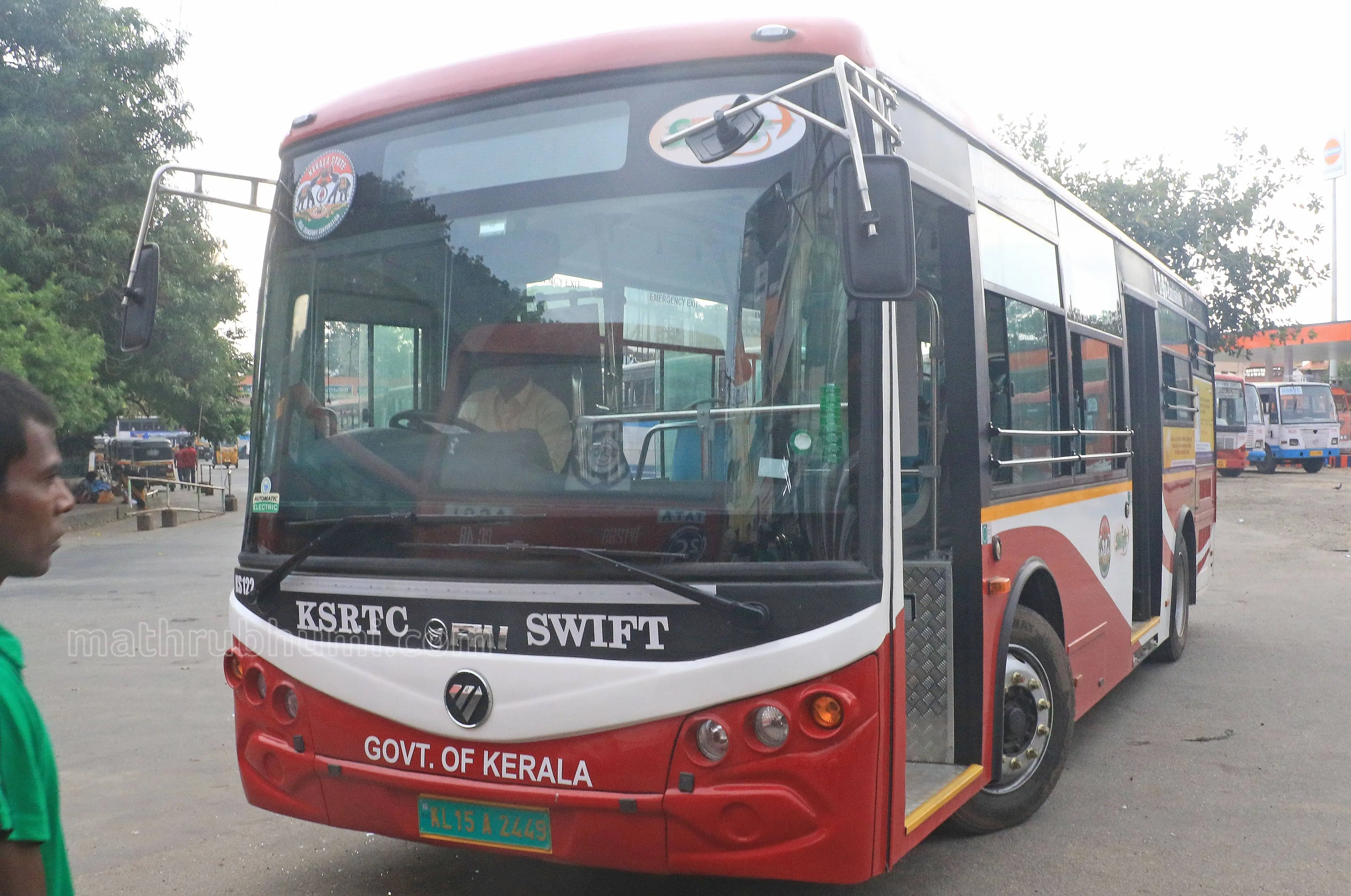 KSRTC city service e-bus (File photo) l Photo: S Sreekesh/Mathrubhumi