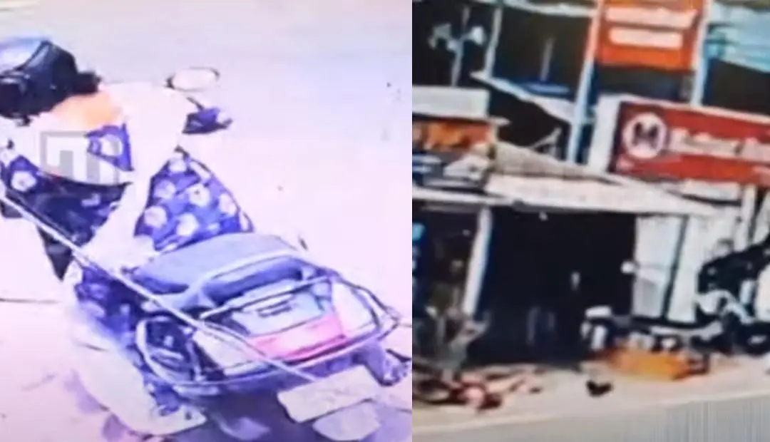 Karunagappally accident caused by cable wire entwined to scooter