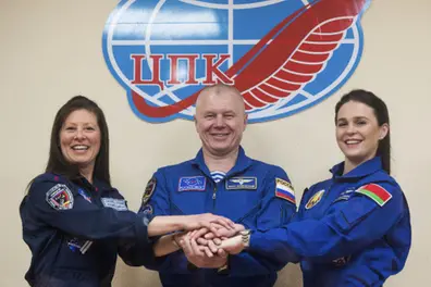 Spacecraft carrying first Belarus woman cosmonaut lifts off: Roscosmos