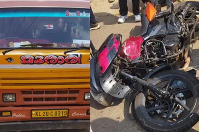 Youth critically injured as lorry rams bike in Thiruvananthapuram