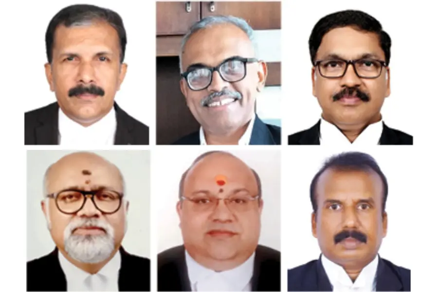 Six new judges to take charge on Friday