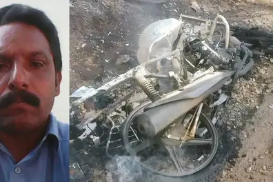 Man burnt to death after bike catches fire in Kumily