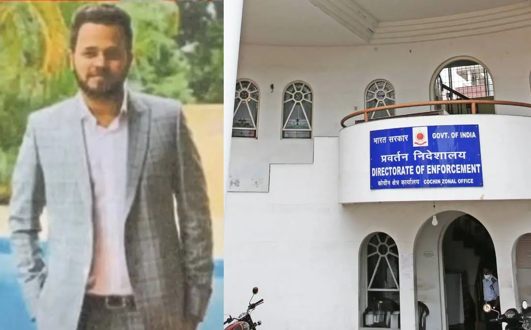 Muhammad Hafiz (L) and ED office (R).