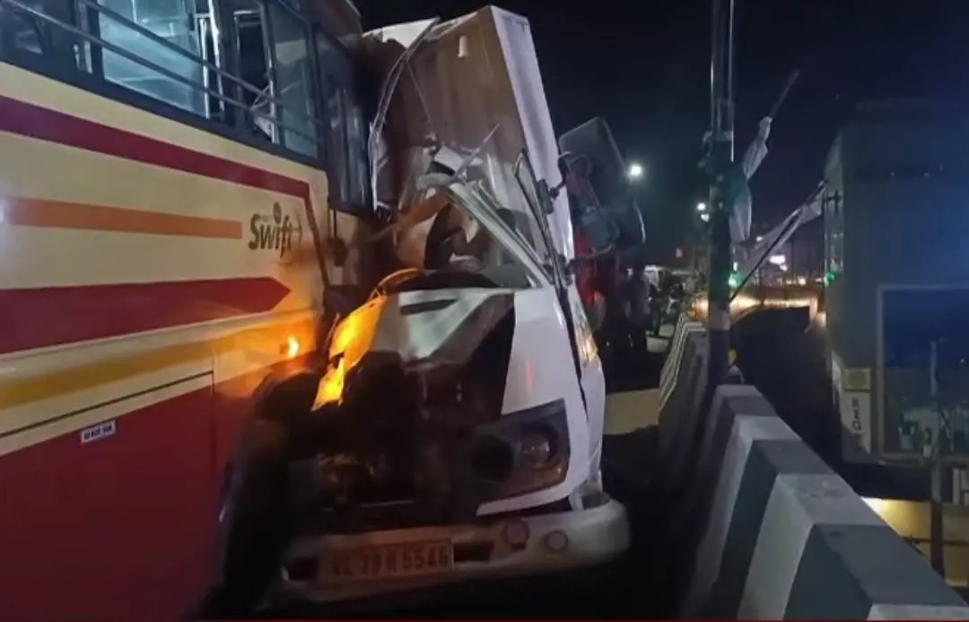 A view from the accident spot | Photo: Screengrab/ Mathrubhumi News