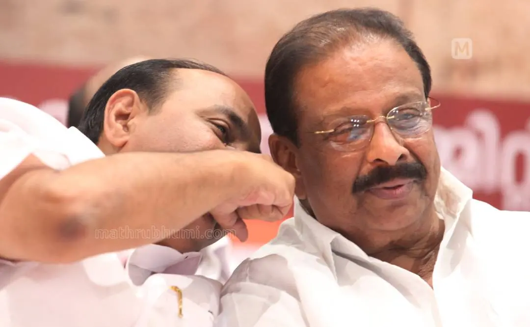 VD Satheesan with K Sudhakaran | Photo: Mathrubhumi