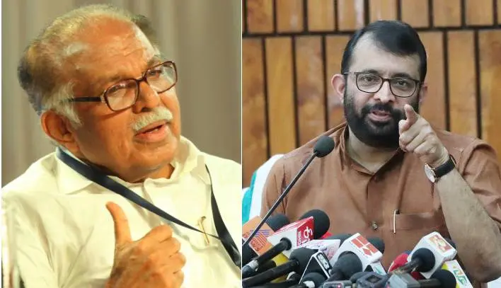 PJ Kurien, Sreeramakrishnan | Photo: Mathrubhumi